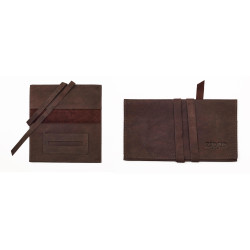 Zippo Leather Tobacco Pouch Brown