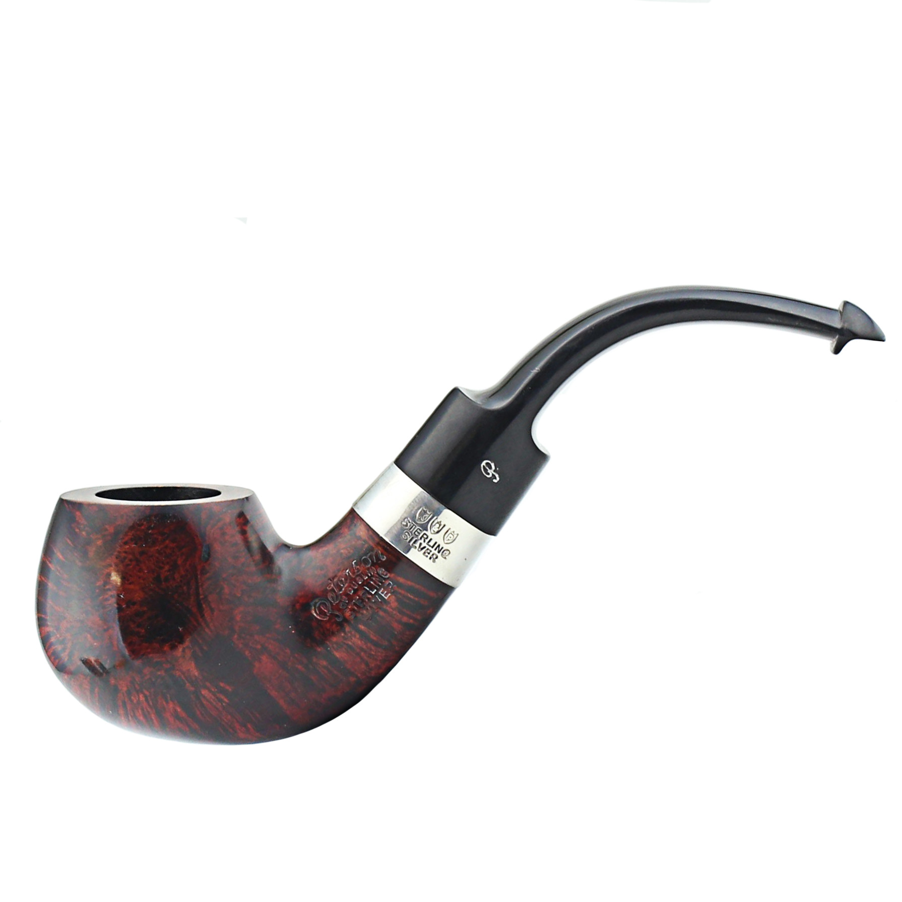 Peterson Sterling Silver Red 03 - Sybarite Pipe