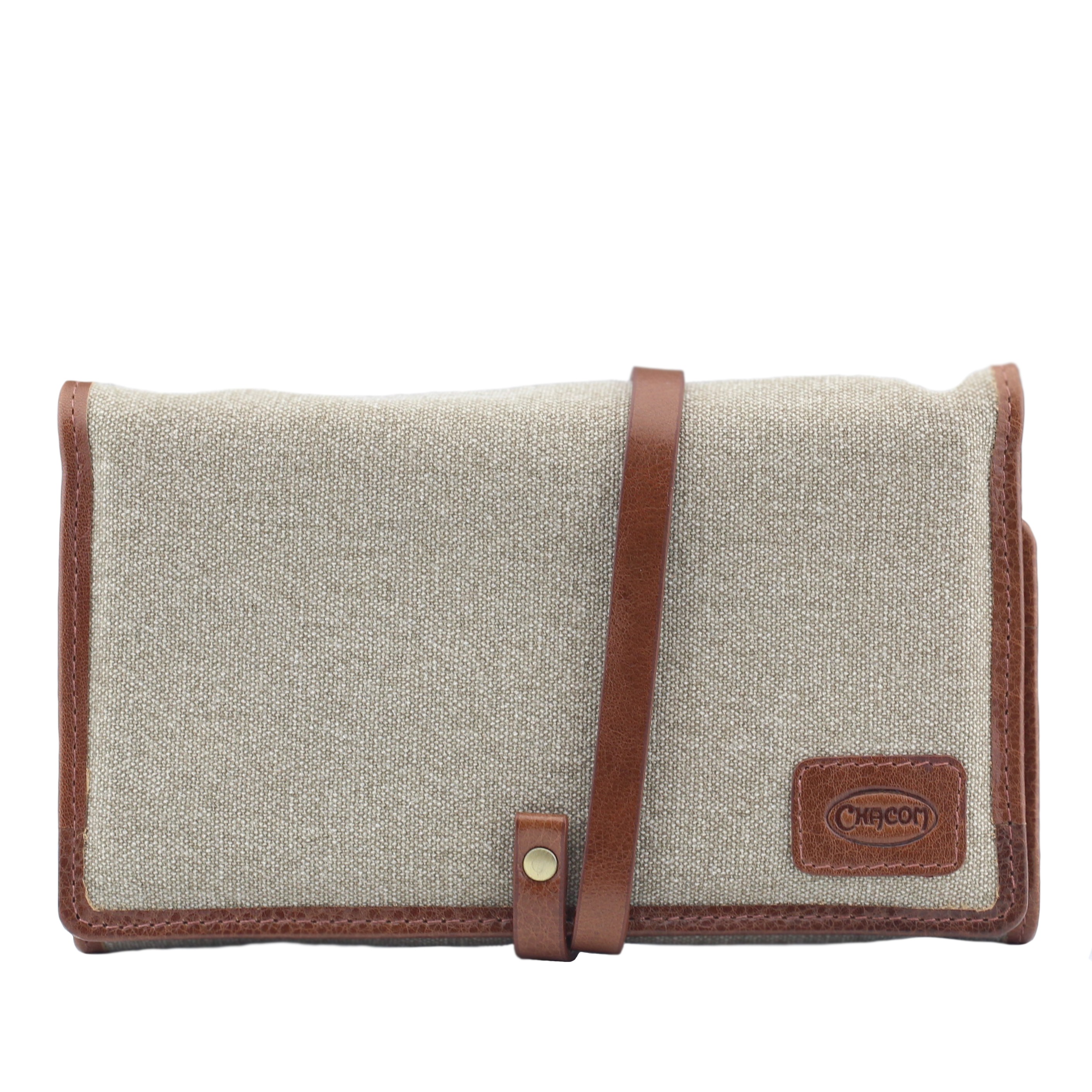 Chacom Pochette Roulante Beige/Havana - Rétro 2 pipes Chacom Pochette Roulante Beige/Havana - Rétro 2 pipes